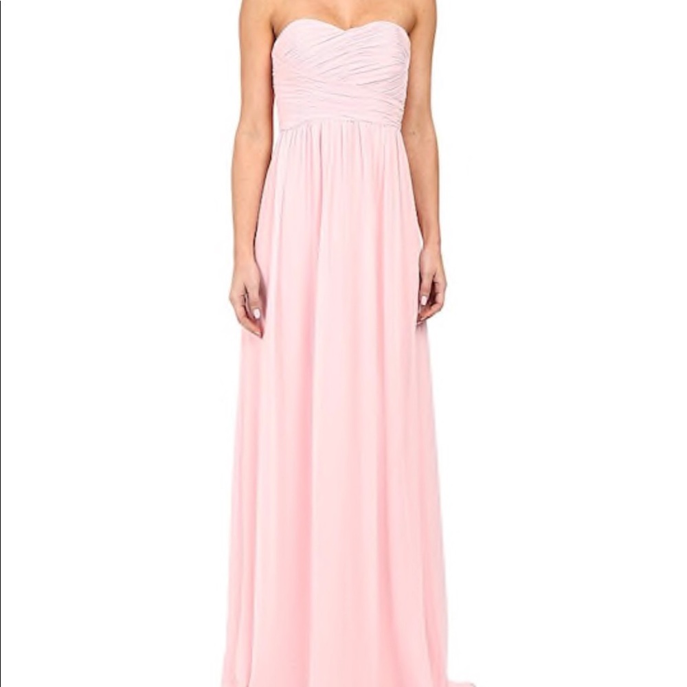 Donna Morgan Strapless Gown